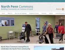 Tablet Screenshot of northpenncommons.org